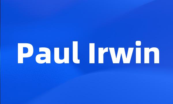 Paul Irwin