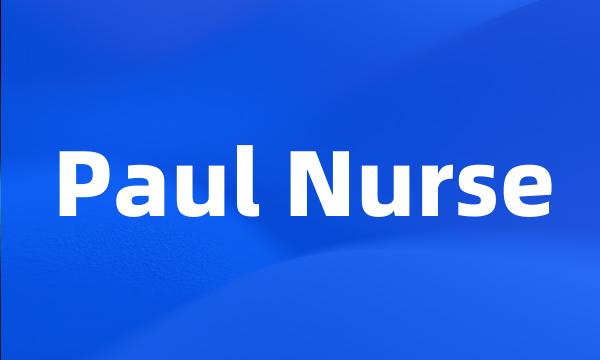 Paul Nurse