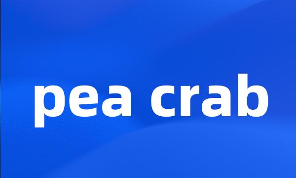 pea crab