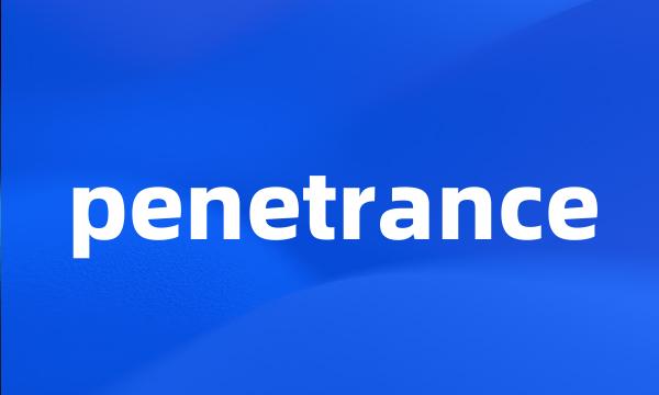 penetrance