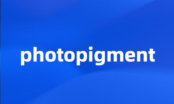 photopigment