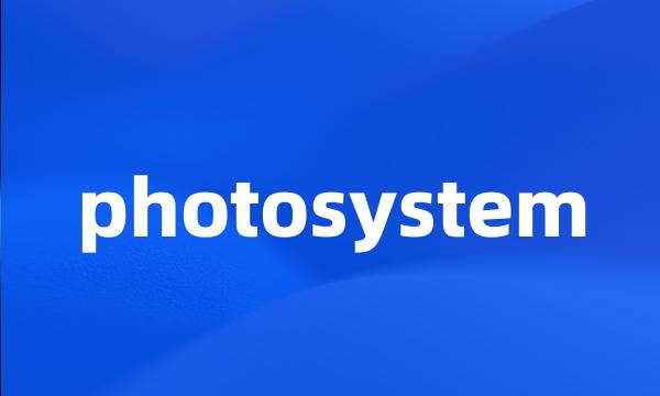 photosystem