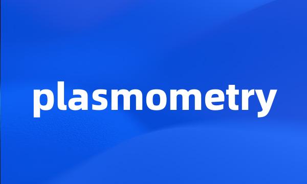 plasmometry