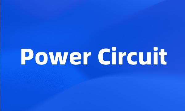 Power Circuit