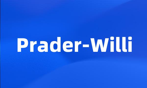 Prader-Willi