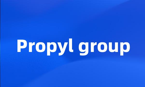 Propyl group