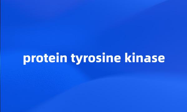 protein tyrosine kinase