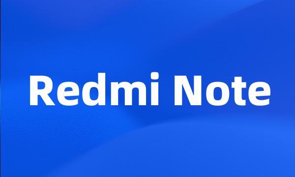 Redmi Note