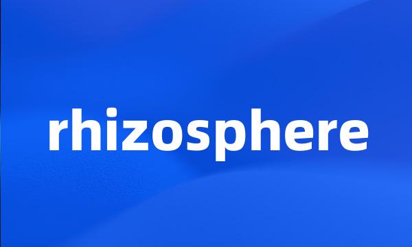 rhizosphere