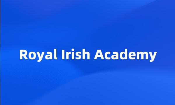 Royal Irish Academy