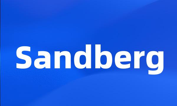 Sandberg