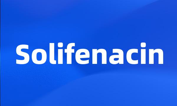 Solifenacin