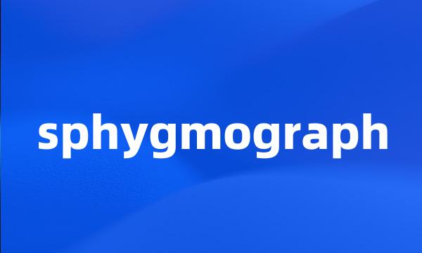 sphygmograph