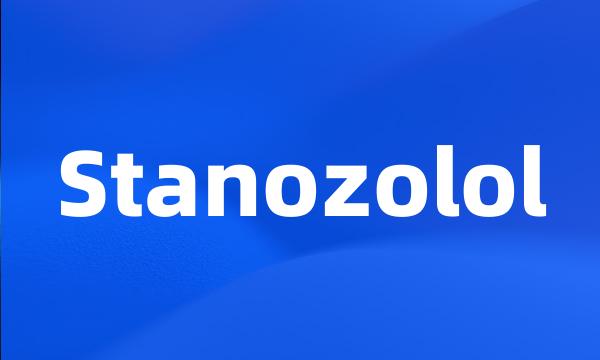 Stanozolol