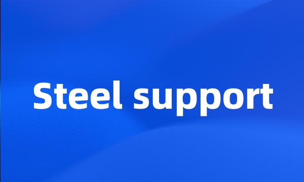 Steel support