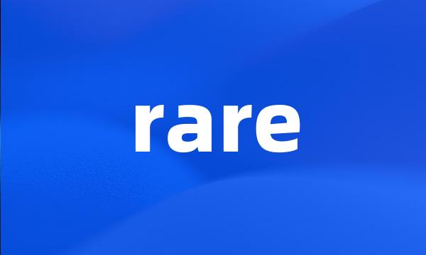 rare