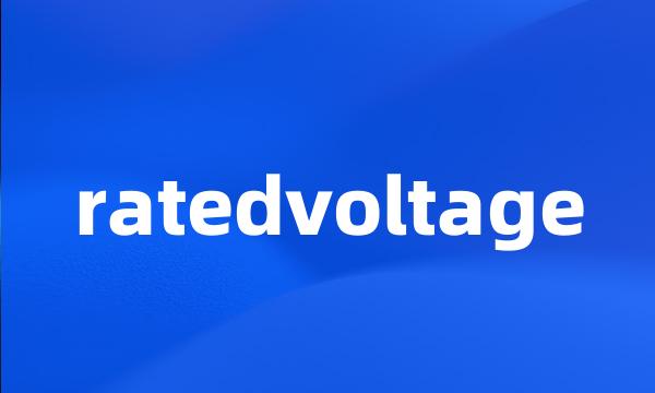 ratedvoltage