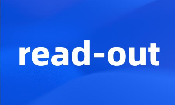 read-out