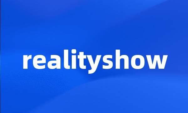 realityshow