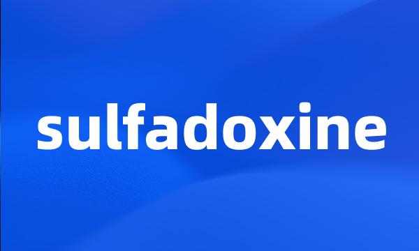 sulfadoxine