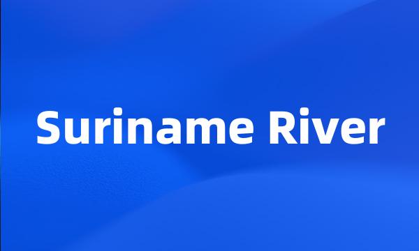 Suriname River