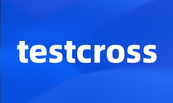 testcross