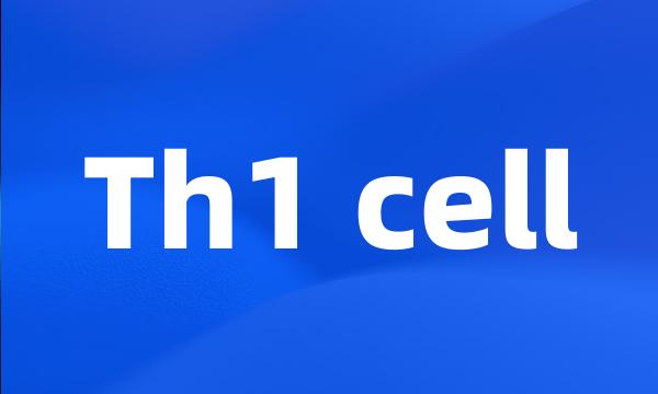 Th1 cell