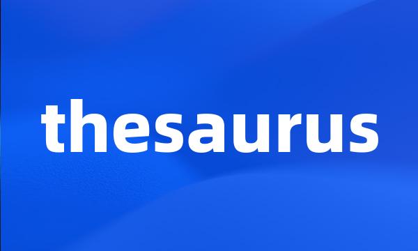 thesaurus