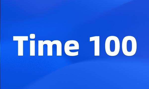 Time 100