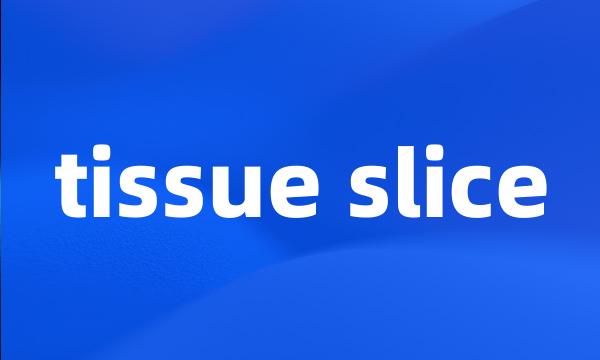 tissue slice