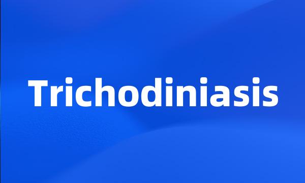 Trichodiniasis