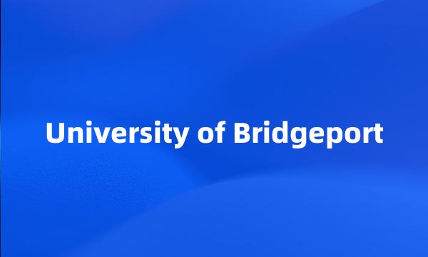 University of Bridgeport