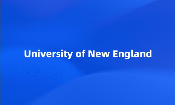 University of New England