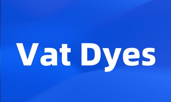 Vat Dyes