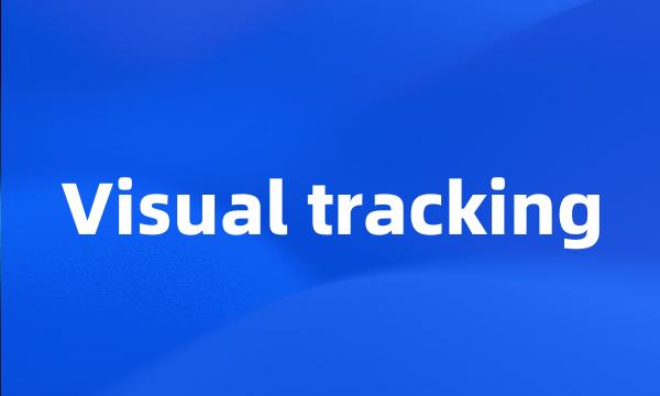 Visual tracking