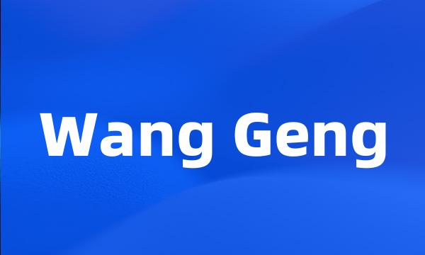 Wang Geng