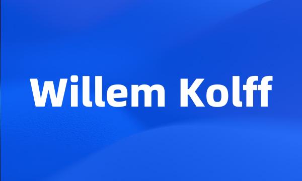 Willem Kolff