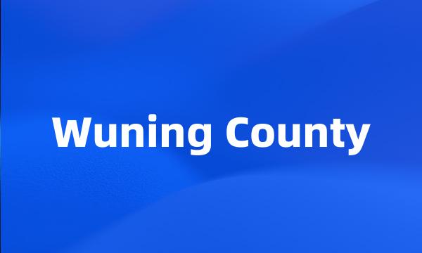 Wuning County