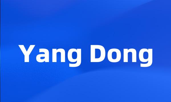 Yang Dong