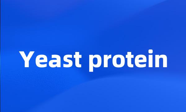 Yeast protein