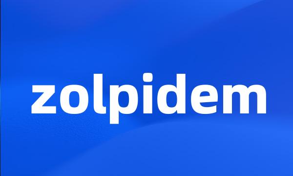 zolpidem