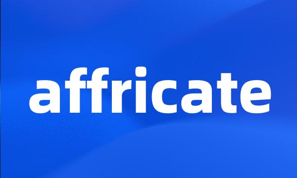 affricate