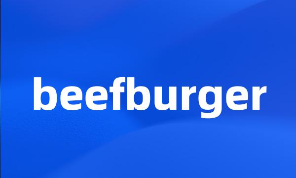 beefburger