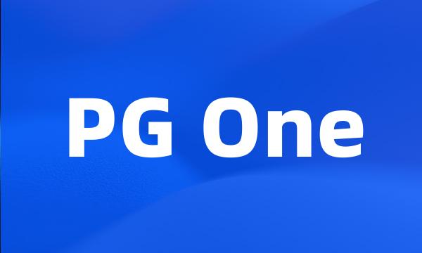 PG One