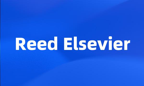 Reed Elsevier