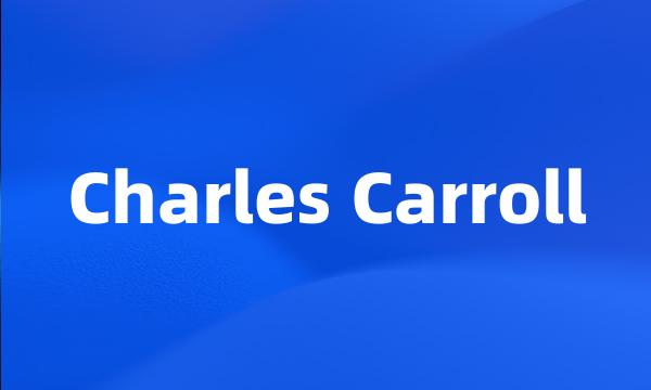 Charles Carroll