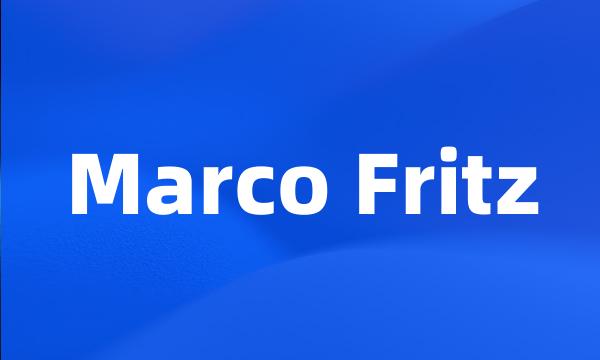 Marco Fritz