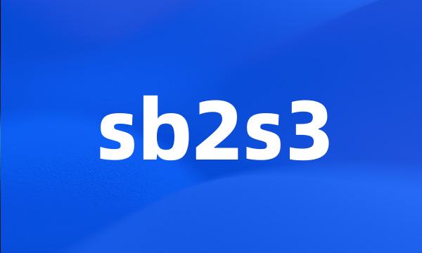 sb2s3