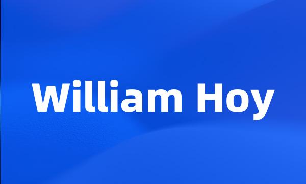 William Hoy