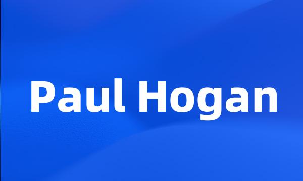 Paul Hogan